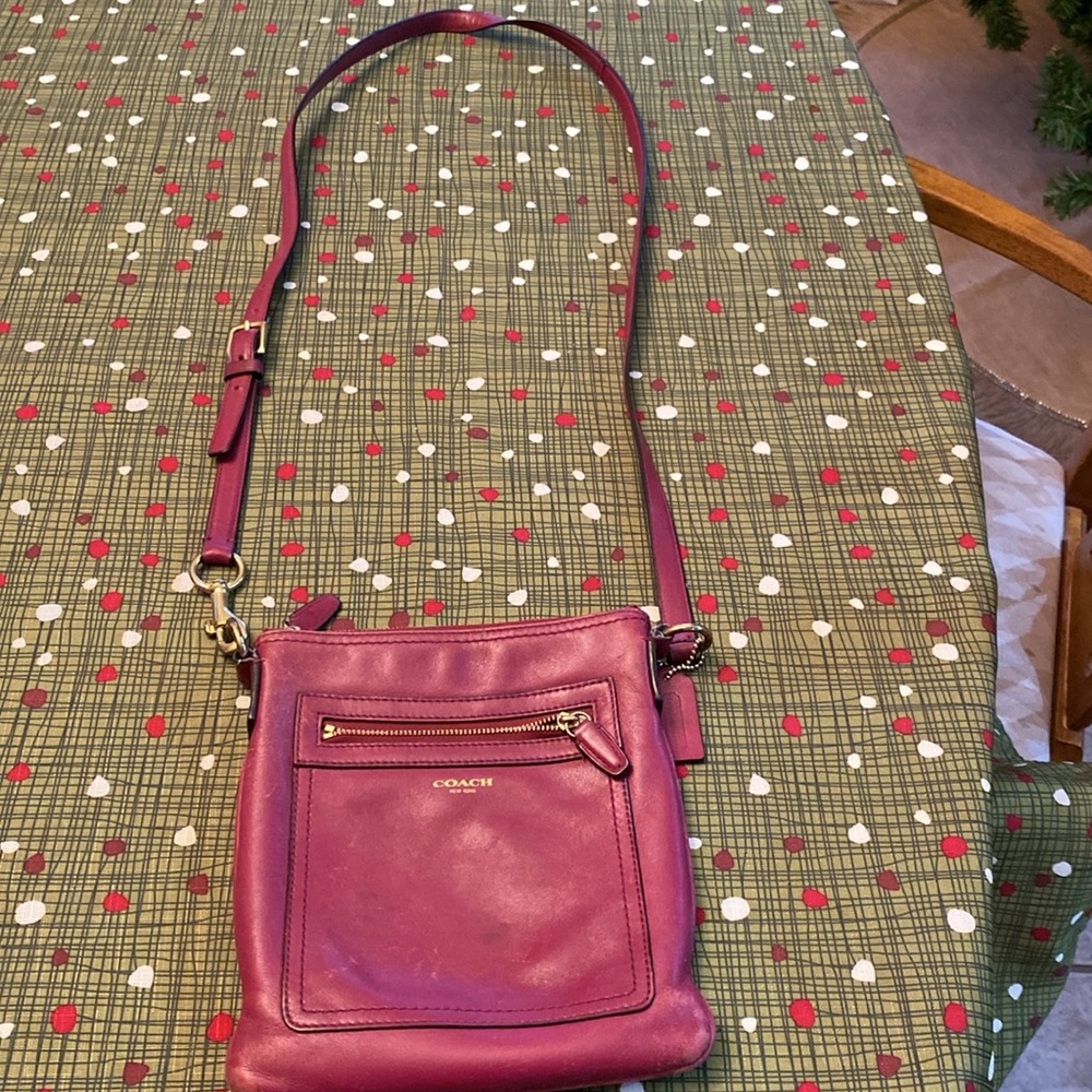 Coach Women's Crossbody Bag - Dark Pink - Picture 5 of 13